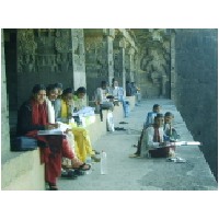 art students, Ellora.JPG